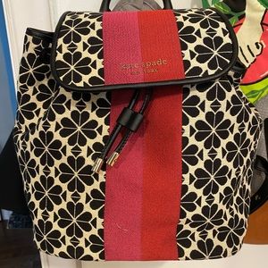 Kate Spade Flower Jacquard Backpack- Never Used and New, still in bag